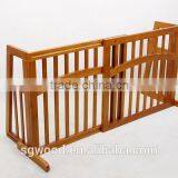 Professional Factory Top Quality 2 Panels Extended Wooden Pet Gate thumbnail-2