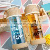 High Quality Double Wall Glass Water Bottle thumbnail-1