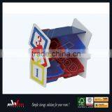 Adorable Design 3 Tiers Kids Toy Organizer With Storage Bins thumbnail-1