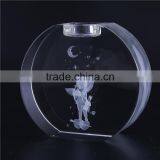 2016 New Fashion 3d Wedding Decorative Clear Crystal Candle Holder thumbnail-2