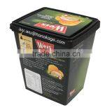 Wholesale Ice Cream Plastic Cup With Lid,Ice Cream Storage Container Quart thumbnail-3