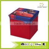 Disney Audited Factory Pixar Cars Ottoman Seat With Storage thumbnail-2