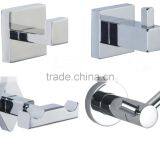 Wholesale Small Wall Mount Stainless Steel Twin Coat Hat Robe Hook thumbnail-4