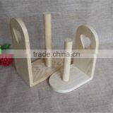 Handmade Decorative Funny Toilet Wrapping Paper Wooden Roll Holder thumbnail-2