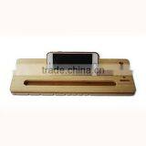 Mobile Phone Bamboo Charging Stand Holder, Multi-function Bracket Wholesale thumbnail-3