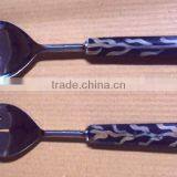 Buffalo Horn Handle Salad Serving Set of 2 thumbnail-2