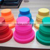 2016 Hot Selling Food Grade Collapsible Silicone Folding Cup thumbnail-2