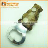 Custom Stainless Steel and Resin Bear Bottle Opener thumbnail-3