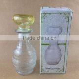 Clear Body Yellow Lid Glass Diffuser Bottle thumbnail-2