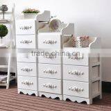 White Color High Grade Modern Wooden Storage Cabinet thumbnail-2