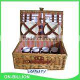 Custom Picnic Basket With Cutlery for 4 Person thumbnail-1