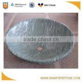 Unique Snow White Granite Green Bowl