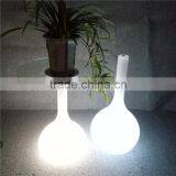 Wholesale Nightclub LED Furniture Rechargeable Illuminated LED Glass Table 48*48*58cm thumbnail-2