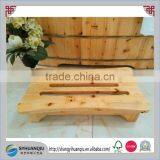 Hot Sell Handmade Colorful Painted Green Wooden Child's Stool thumbnail-4