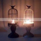 Bird Cage Outdoor Hanging Solar Candle Lantern thumbnail-2