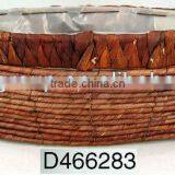 Boat Shape Wicker Garden Planters/pots thumbnail-1