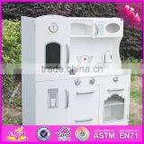 2017 High Quality Kids Wooden Pretend Play Kitchen,popular Pretend Play Kitchen, Children Toy Pretend Play Kitchen W10C214 thumbnail-5