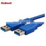 Blue Color USB 3.0 AM-AM Cable With High Quality thumbnail-1