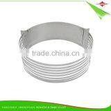 ZY-F1404 Durable Stainless Steel Round Mousse Cake Mold Cake Ring thumbnail-6