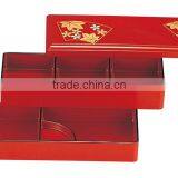 Square Bento Box Set Japanese Style Lunch Box Set Lunch Box Square Shokado Bento Sakura thumbnail-4