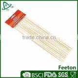 100pcs Food Grade Round Bamboo Rotating Bbq Skewers thumbnail-1