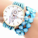 2017 Luxury Charming Decoration Watch Fashion Girl Pearl Wristwatch Lady Handmade Bracelet thumbnail-2