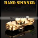 Wholesale EDC Finger Toy Anti Stress Tri Hand Fidget popular EDC Brass Spinner Toys