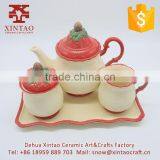 Eco-friendly Strawberry Ceramic Soup Pots With Lid for Kitchenware thumbnail-5