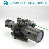 Compact 2.5-10X40 Rifle Scope Red Green Mil-Dot Reticle With Side Attached Green Laser Sight Scope With Quick Release Mount thumbnail-1