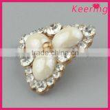 Hotsale Metal Rhinestone Pearl Button for Bulk WBK-1488 thumbnail-3