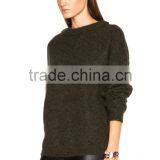 2016 New Arrival Lady Mohair Sweater Customized Factory Price thumbnail-3