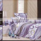 Digital Printing Flower Design Jacquard Diamond Velvet Hotel Bedding Set thumbnail-1
