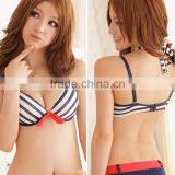 Unique Stripes Design Panties Bra Set Hot Selling thumbnail-6