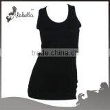 New Womens Plus Scoop Neck Racer Back Sleeveless Long Jersey Vest Top Size 16-20 thumbnail-2