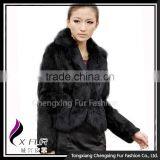 CX-G-A-201 New Fashion Rabbit Fur Winter Jacket Woman Clothes thumbnail-3