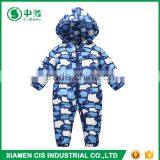 Custom Design Children Boutique Clothing Long Sleeve Baby Winter Print Romper thumbnail-1
