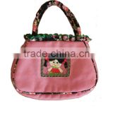 Pink Kute Handbag For Kids with Smocked