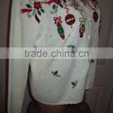 Sexy Pullover Woolen Christmas Sweater New Designs for Women thumbnail-2
