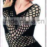 Hot Sexy Seamless Mesh Lady Long Sleeve Tigh Blouse thumbnail-1