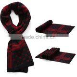 1 pc Hot Sale Kintted Cheap Price Spandex European Style Warm Winter Floral Men Scarf thumbnail-4