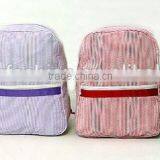 Monogrammed Toddle Seersucker Backpack thumbnail-4
