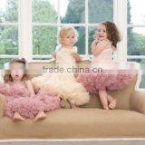 2016 Wholesale Boutique Spring Summer Fashion Casual Design Short Fluffy Chiffon Tutu Skirt for Baby Girls thumbnail-6