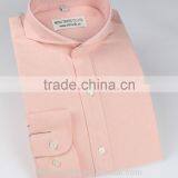 Spread Collar Oxford Shirt 100 Cotton Men Dress Shirt Washed Custom Shirt thumbnail-1