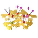 Paper Props Party Decorations Christmas Snowflake Pattern Masquerade Party Mask thumbnail-1