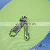 Factory Wholesale and Custom Nickel Metal Two Sided Zipper Slider for Bag thumbnail-1