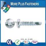 Made in Taiwan Flat Countersunk Head Hexagon Head Pan Head Self Drilling Screw Stainless Steel Carbon Steel Zinc Plated thumbnail-6