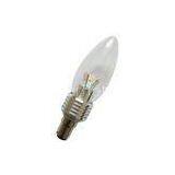 3 Watt Office 360 Led Candle Light Bulb Aluminum 80 Lm/W , No UV