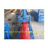 Glazed Metal Roof Ridge Cap Roll Forming Machine For Cinema Cap , Customized Profile