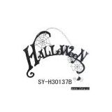 Sell Wall Plaque with Word Halloween