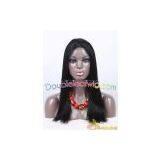 16inch 1# Yaki Indian Remy Human Hair Full Lace Wig in Stock thumbnail-1